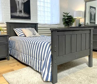 Jordan Twin Bed Weathered Grey